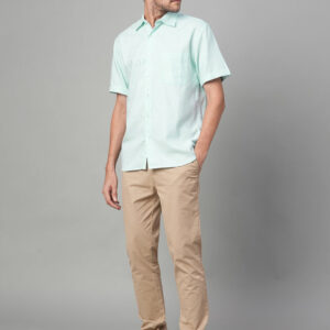 Men's Mint Cotton Excel Regular Fit Shirt