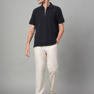 Men's Navy 100% Cotton Regular Fit Tshirt